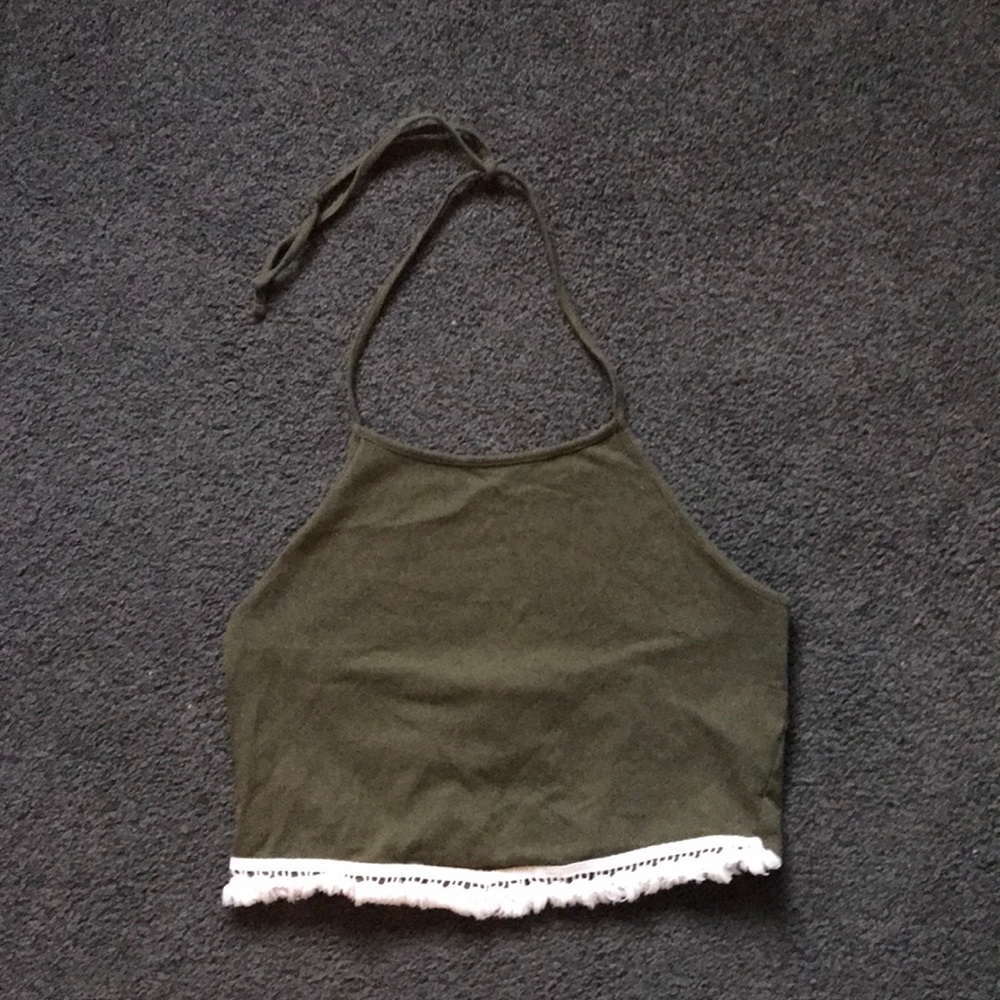 Dark green top